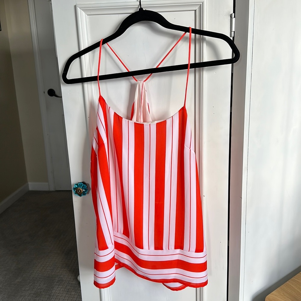 Banana Republic top w/ keyhole in back.